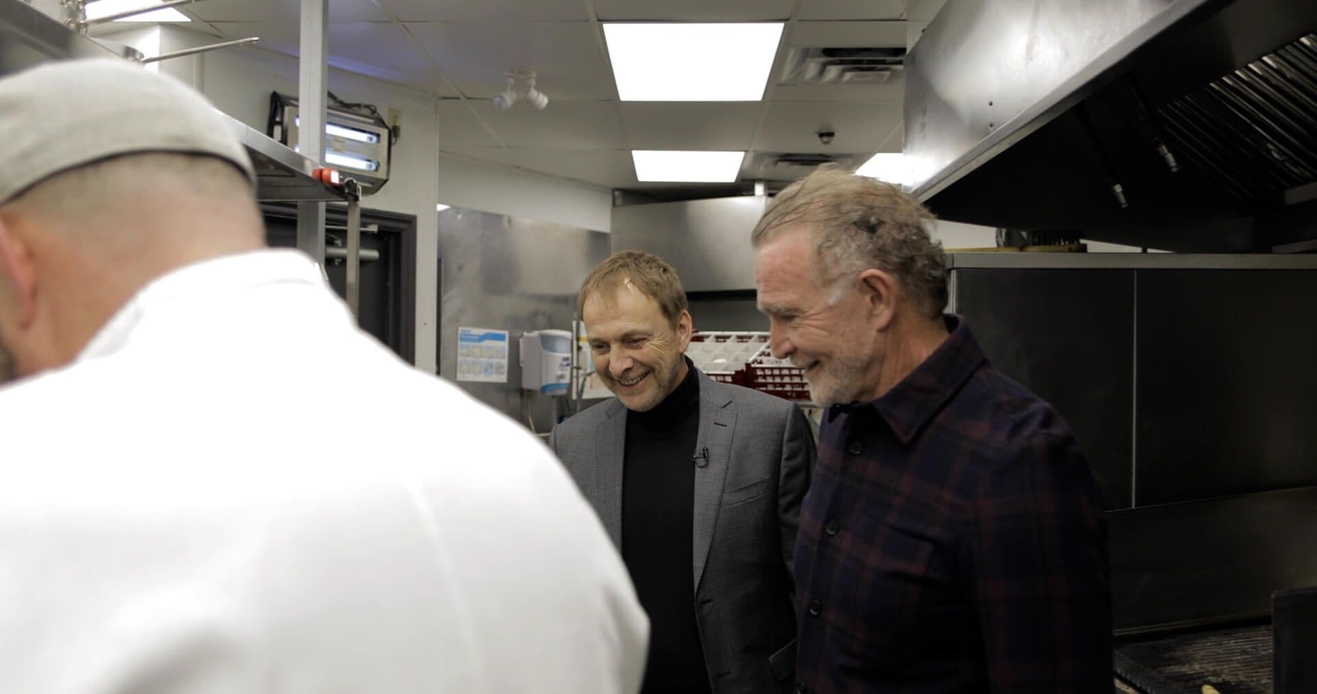 Chef Mark McEwan in kitchen